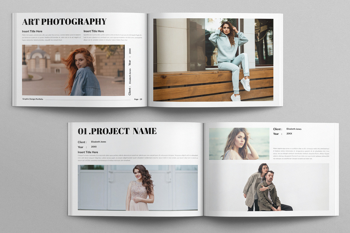 Graphic Design Portfolio Landscape, a Brochure Template by E-Type (Photo 11 of 12)