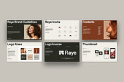 Raye Brand Guidelines Template, a Presentation Template by slidestock55 (Thumbnail 12 of 13)
