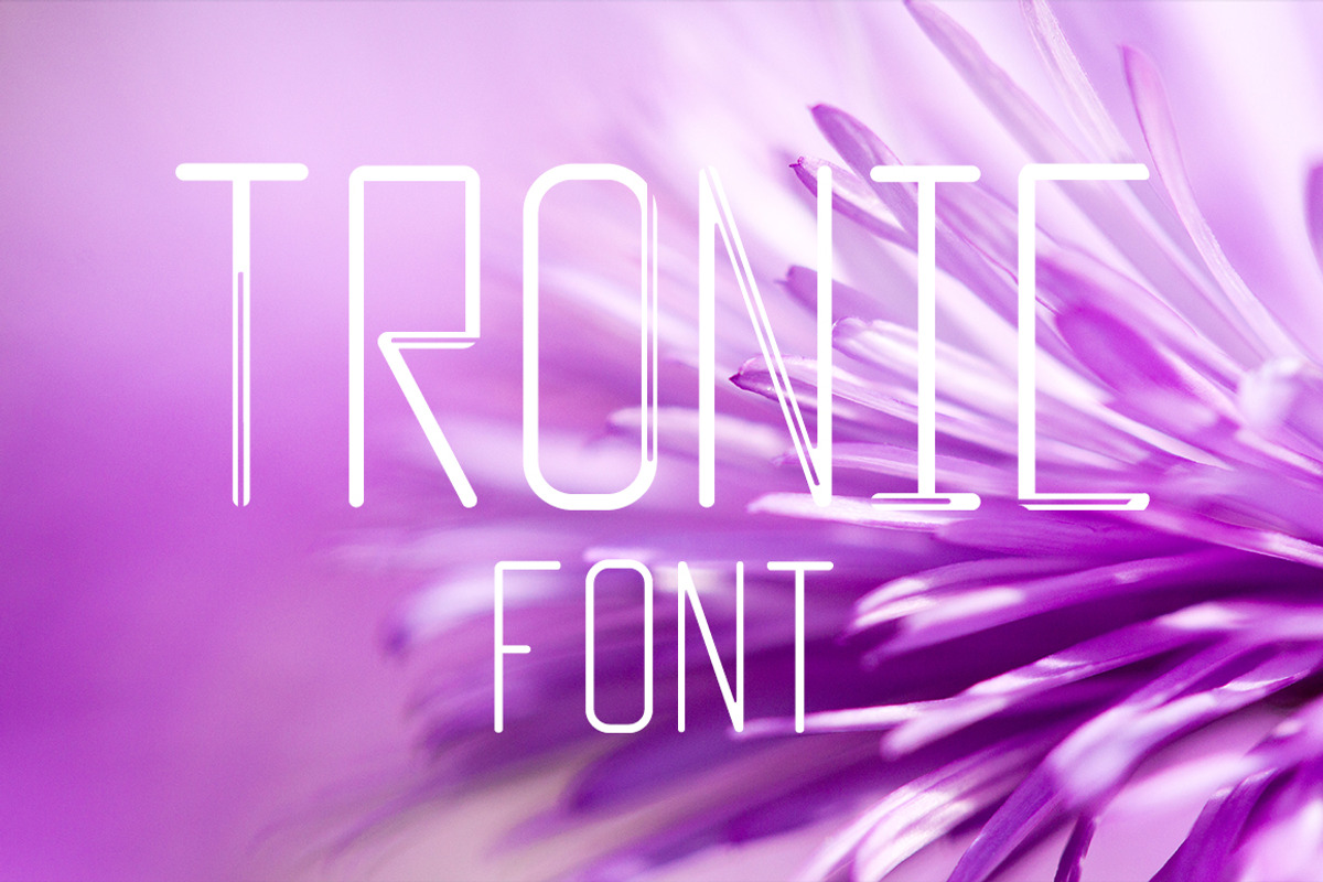 New TRONIC font, a Font by Life For Photo (Photo 2 of 9)