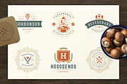 Restaurant Logos & Badges Bundle, a Branding & Logo Template by Vasya Kobelev (Thumbnail 42 of 54)