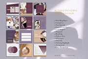 Canva Social Media Bundle Harmonious, a Social Media Template by Her Creative Studio (Thumbnail 4 of 9)