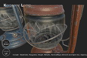 Old Kerosene Lamp, an Object 3D Model by !rina (Thumbnail 13 of 18)