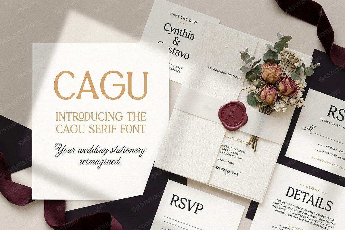 Cagu - Modern Luxury Serif Typeface, a Serif Font by Astuti Studio (Photo 6 of 25)