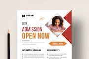 School Admission Flyer  Design, a Flyer Template by MightyDesign (Thumbnail 2 of 8)