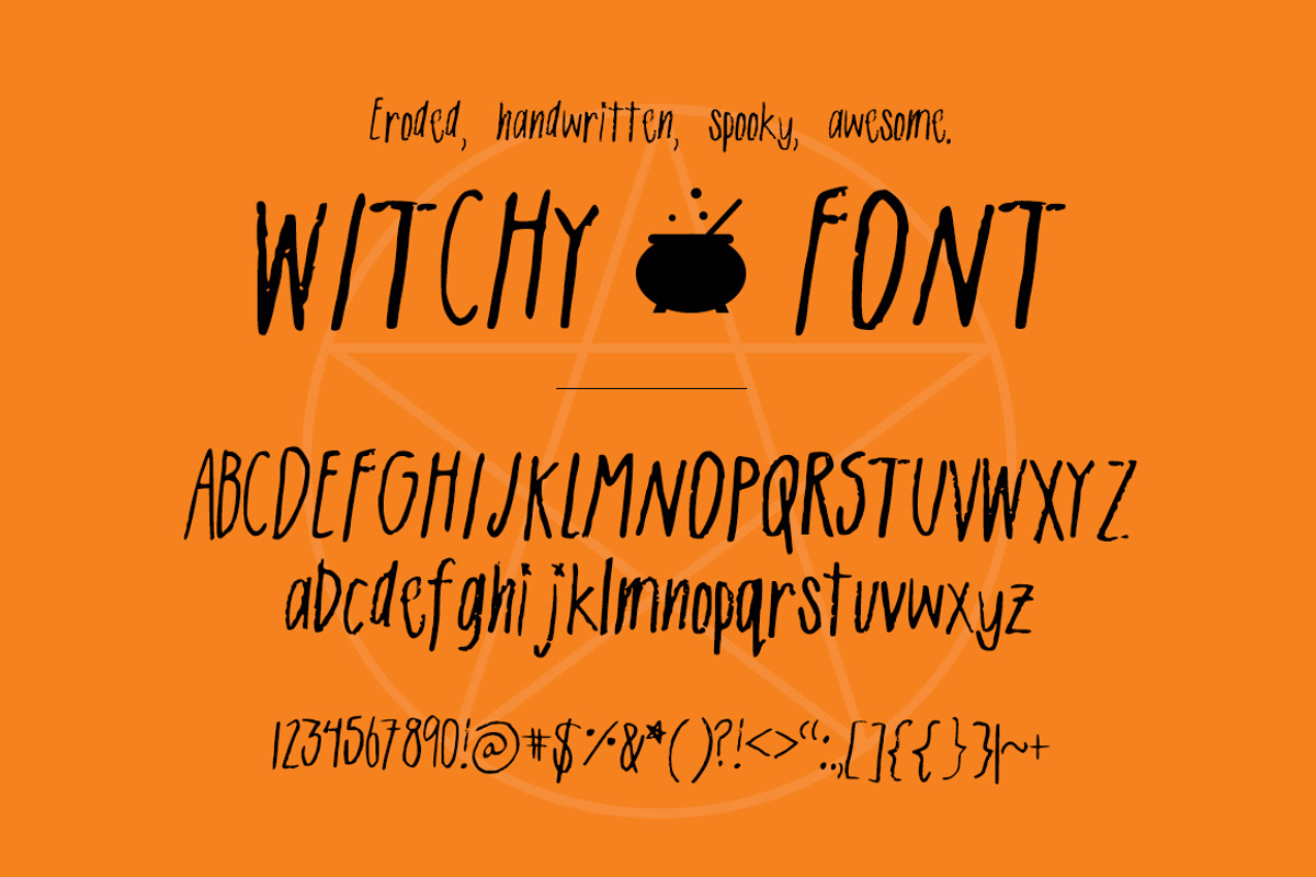 Witchy: Vector Pack + Font preview 3