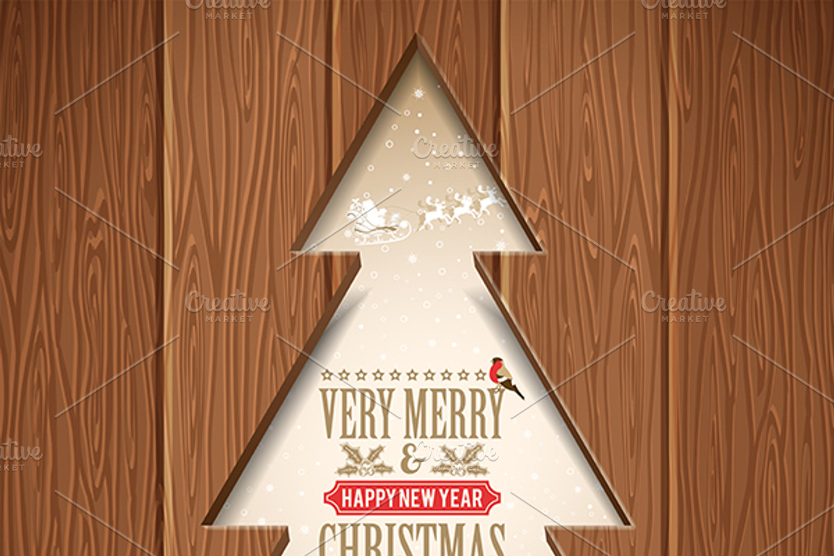 Christmas Posters, a Texture Illustration by TAlex (Photo 4 of 6)