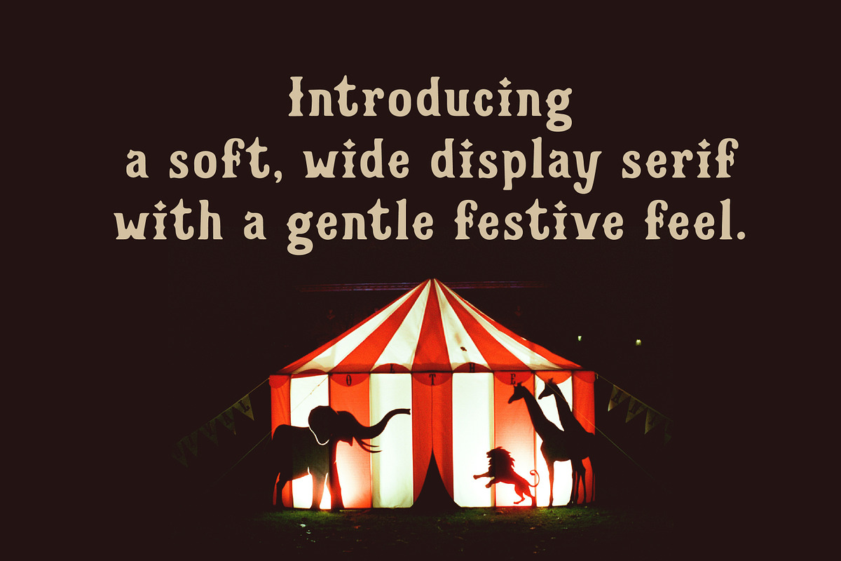 Petit Carnaval Soft Circus Serif, a Serif Font by Struvictory.art (Photo 2 of 9)