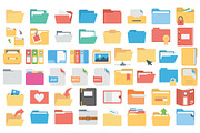 Essential Files and Folders Icons., an Illustration by Vector Portal (Thumbnail 2 of 5)