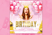 Birthday Flyer, a Flyer Template by Artolus (Thumbnail 1 of 2)