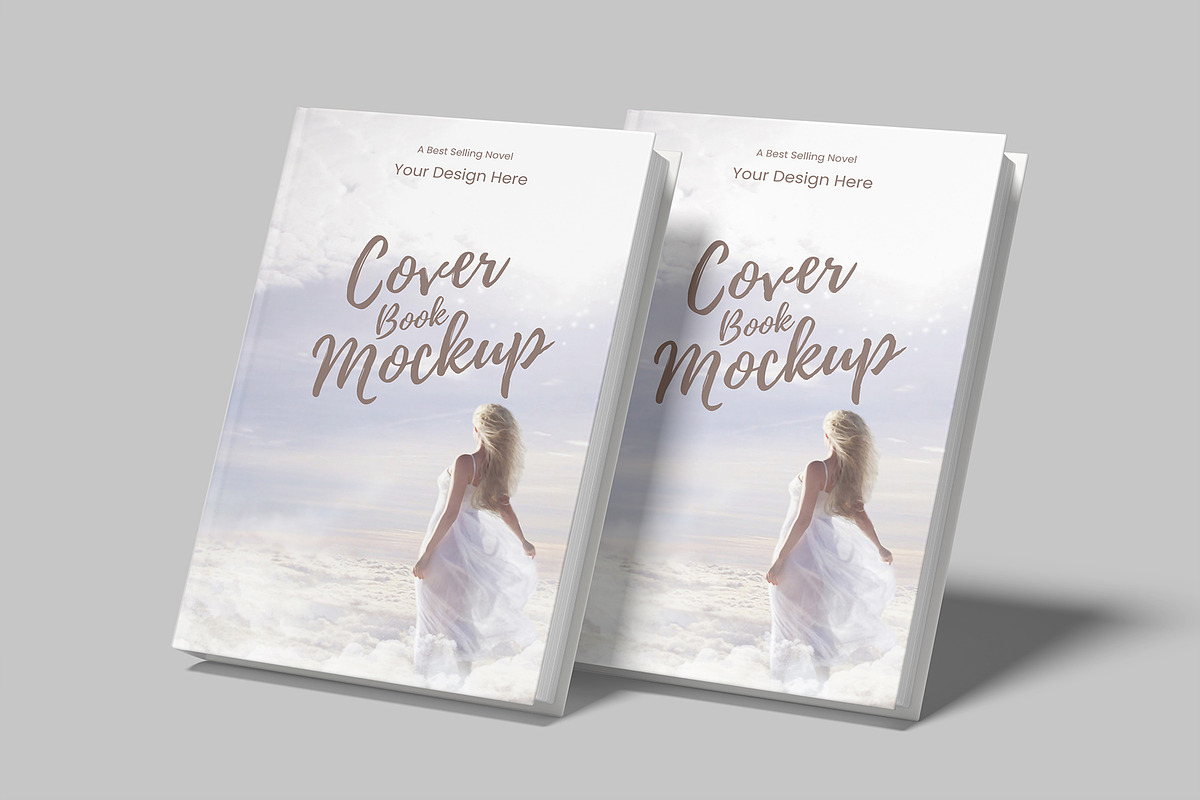 High Quality Cover Book Mockup, a Product Mockup by rizalamora (Photo 7 of 11)