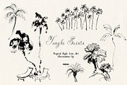 Jungle Saints: Tropical Line Art, an Object Illustration by Purple (Thumbnail 13 of 15)