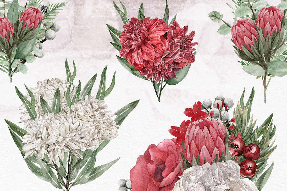 Elegant Florals Bundle 60% OFF, a Person Illustration by May • SHO (Photo 18 of 26)