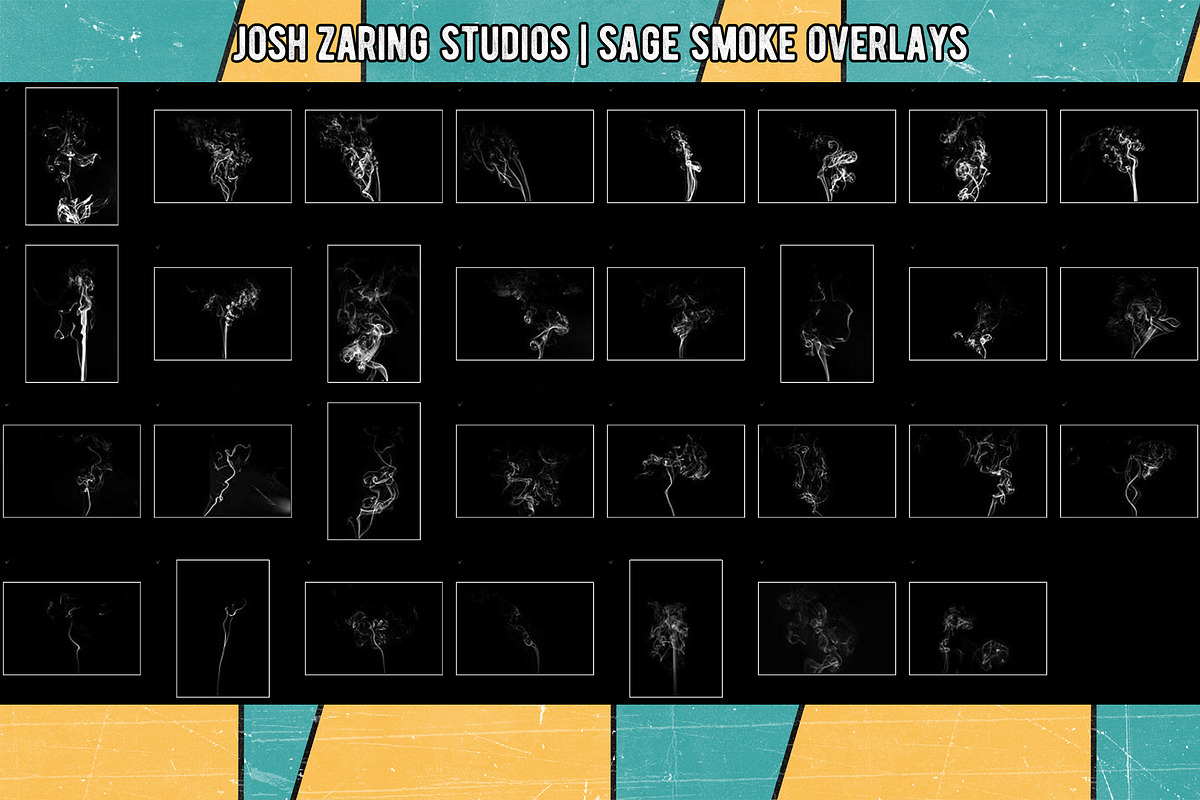 Sage Smoke Overlays, a Texture Graphic by Josh Zaring Studios (Photo 3 of 3)