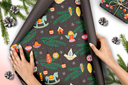 Retro Christmas ornaments, a Decorative Illustration by NataKa (Thumbnail 6 of 10)