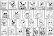 Cute animals |Easter Coloring, an Animal Illustration by ElenazlataArt (Thumbnail 5 of 5)
