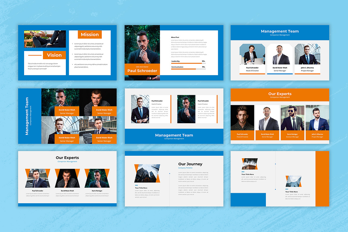 Business Company Google Slides, a Presentation Template by Salamahtype