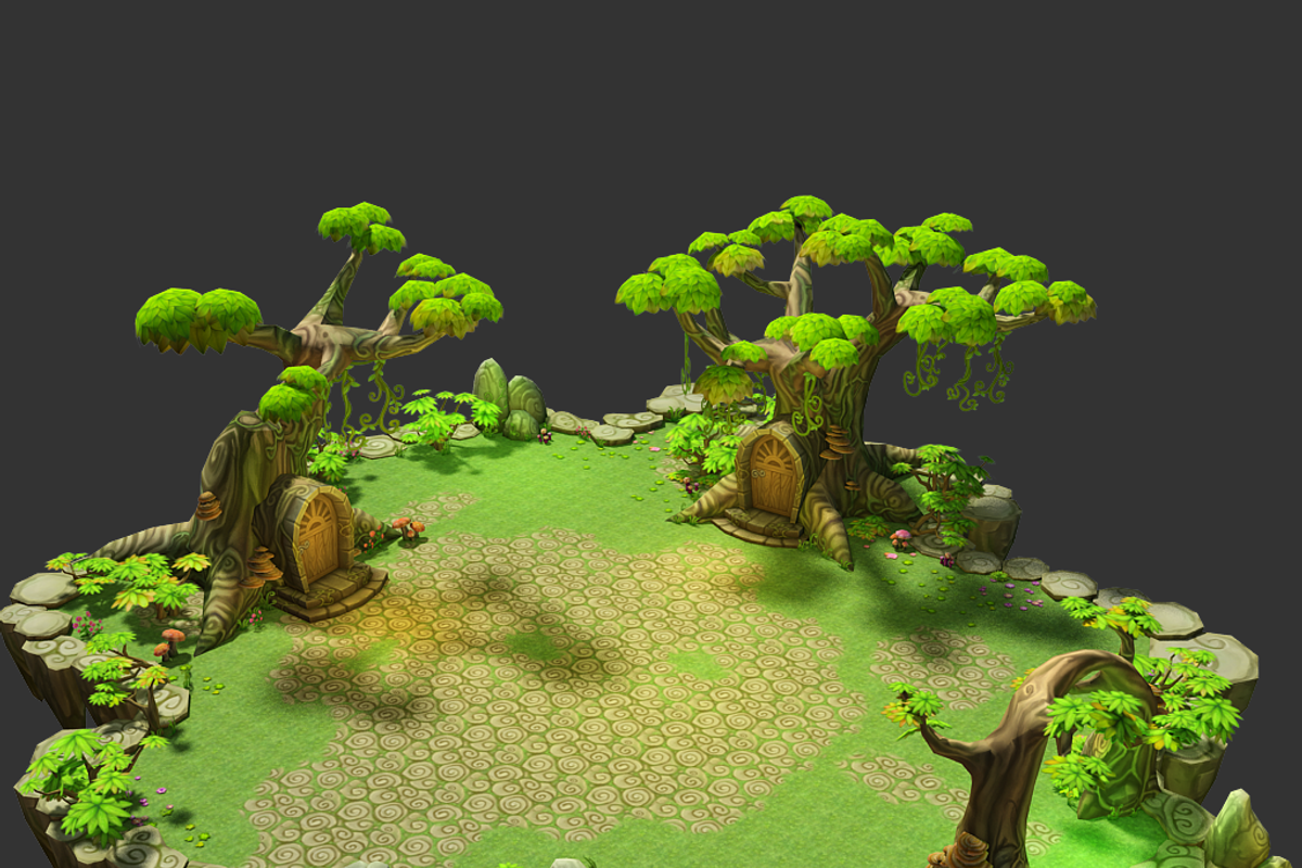 Floating Islands, an Environmental 3D Model by 3Dfancy (Photo 1 of 14)