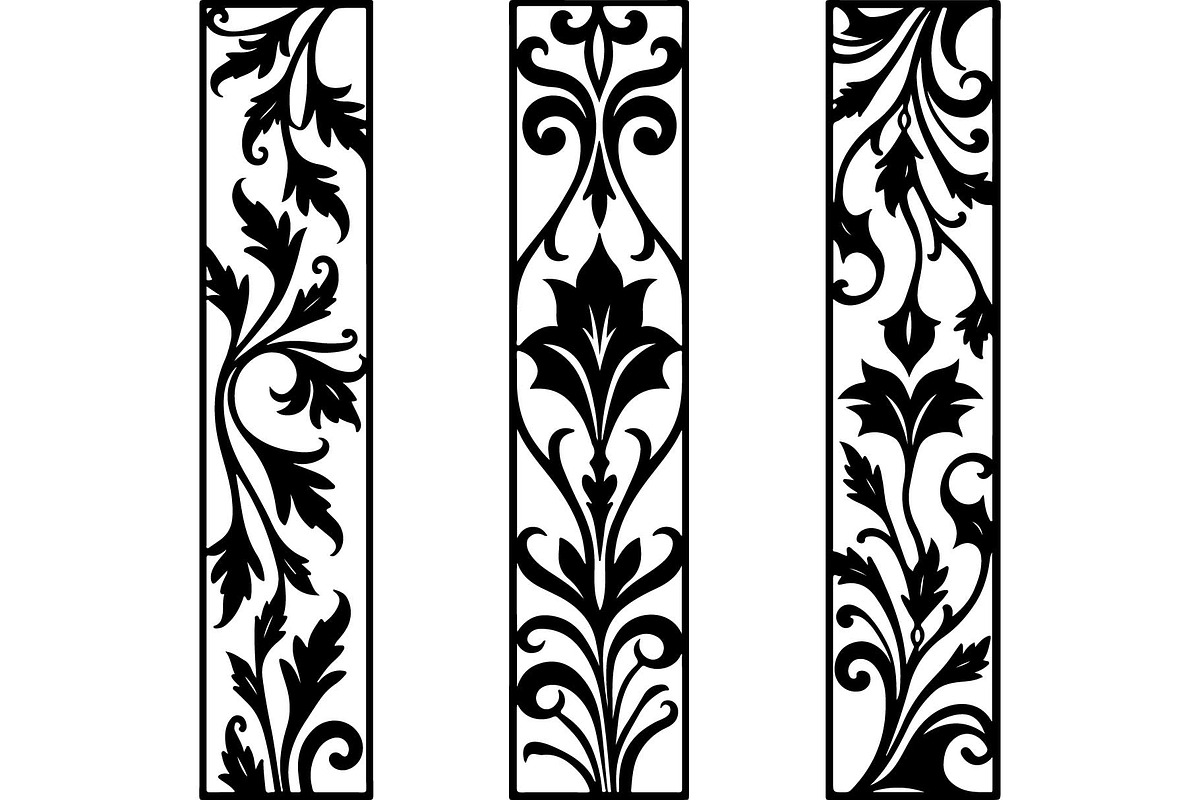 Laser Cut Floral Panels Bundle, an Object Graphic by jahid234 (Photo 3 of 5)