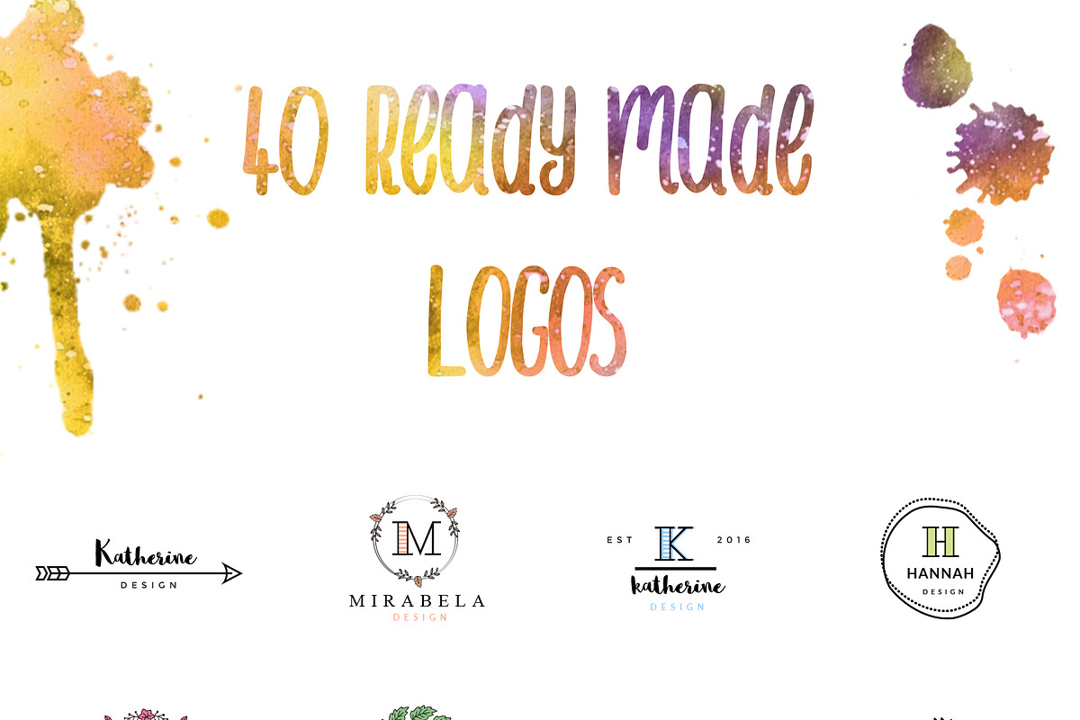 Feminine Logo Kit + BONUS, a Branding & Logo Template by GraphicDash (Photo 3 of 10)