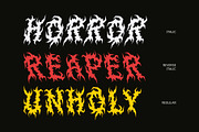 CS Vertigo – Black Metal Font, a Blackletter Font by Craft Supply Co. (Thumbnail 3 of 8)