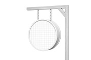 Hanging Storefront Logo Sign Mockup, a Mockup by graphypix (Thumbnail 4 of 4)