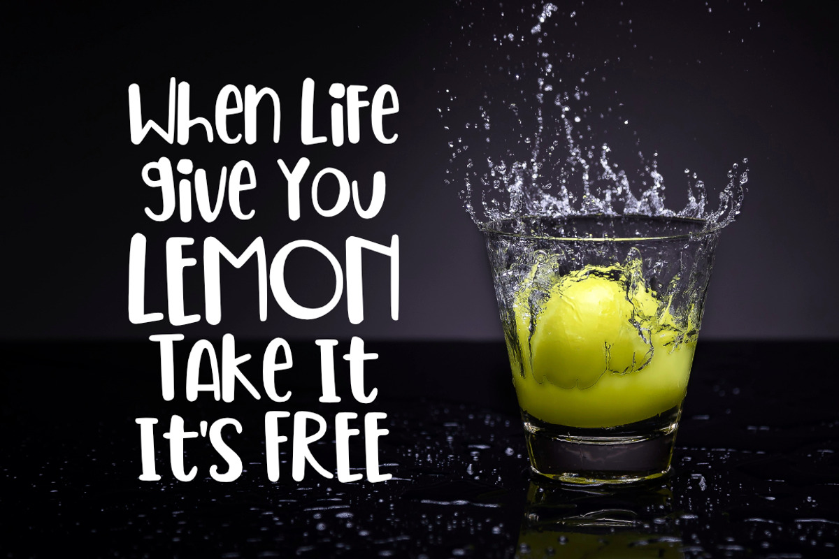 Tiny Lemon Font preview 3