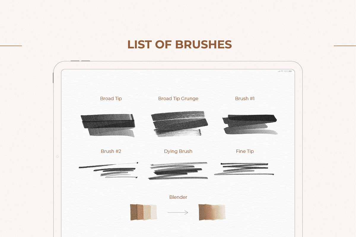 Marker Studio | Procreate Brushes, a Brush Add-On by Katsia Jazwinska (Photo 3 of 10)