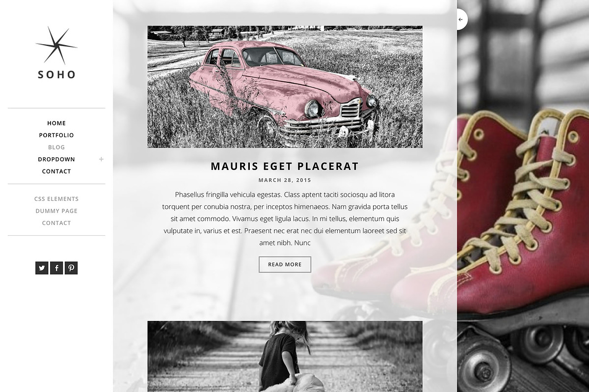 Soho - Modern WP Theme, a WordPress Template by Viva Themes (Photo 3 of 3)