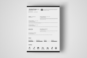 Simple & Clean Resume With MS Word