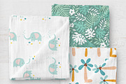 Jungle friends elements & patterns, a Pattern Graphic by Inna Moreva (Thumbnail 8 of 11)