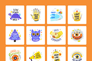 Hippie Stickers, an Emoji Icon by Brickclay (Thumbnail 8 of 9)