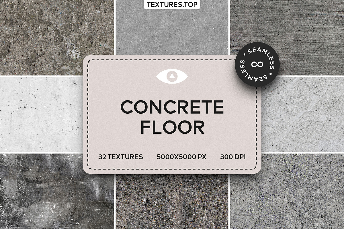32 Seamless Concrete Floor Textures, a Texture Graphic by Top Textures (Photo 1 of 9)