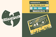 90s Hip Hop Tape Cassette, an Object Illustration by Darts Lines (Thumbnail 3 of 5)
