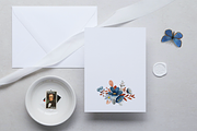 Blue and Orange Wedding Invitation, an Invitation Template by ForeverPrint (Thumbnail 5 of 8)