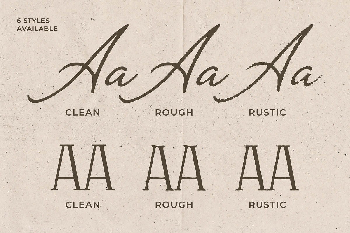 Royale Magnolia Romantic Vintage Duo, a Script Font by Tyasify (Photo 7 of 15)