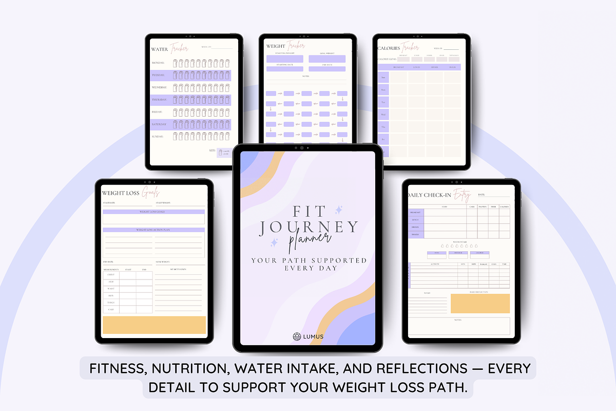 Digital fitness planner preview 2