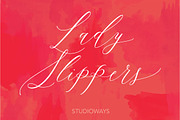 Lady Slippers, a Script Font by STUDIOWAYS (Thumbnail 2 of 11)