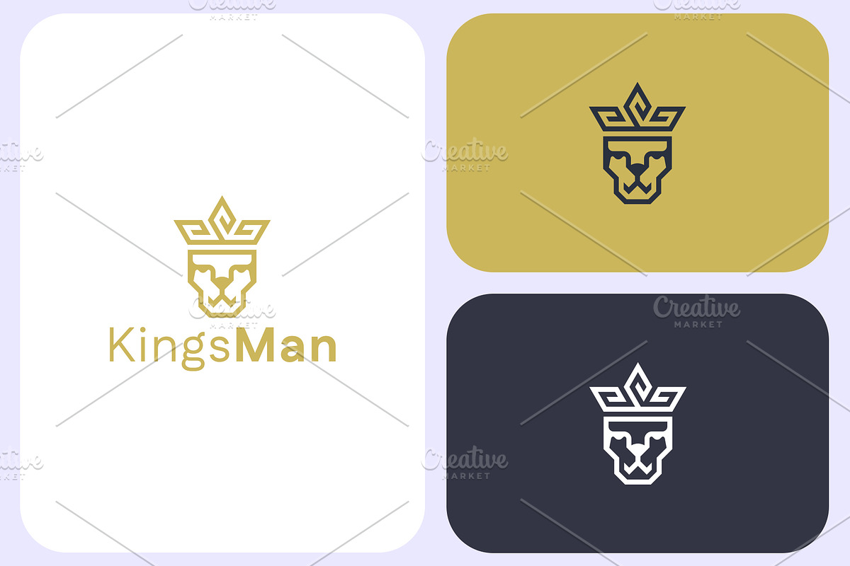 Kings Man Logo Template, a Branding & Logo Template by Graplick (Photo 2 of 3)