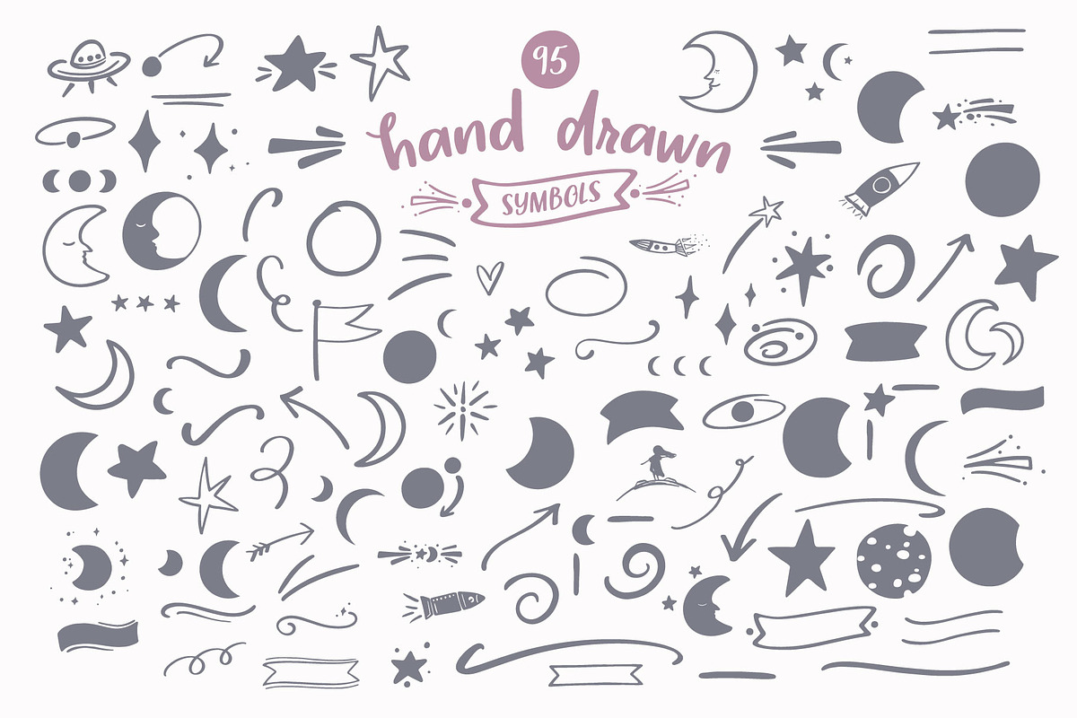 Midnight Moon Font and Symbols preview 4
