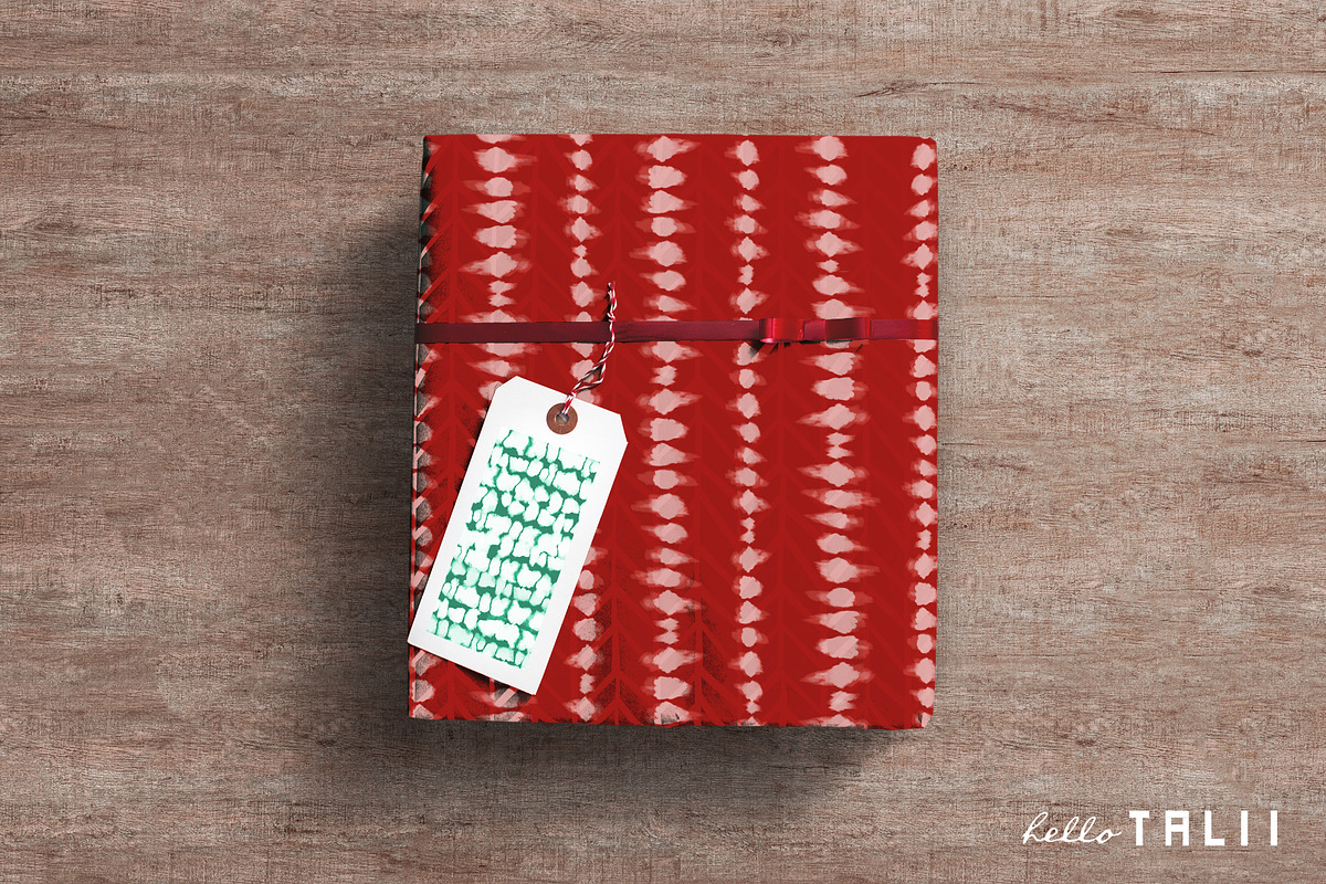 Christmas Shibori Patterns, a Pattern Graphic by Hello Talii (Photo 7 of 8)
