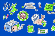 Office productivity and work sticker, an Object Illustration by art PVP - market (Thumbnail 3 of 3)