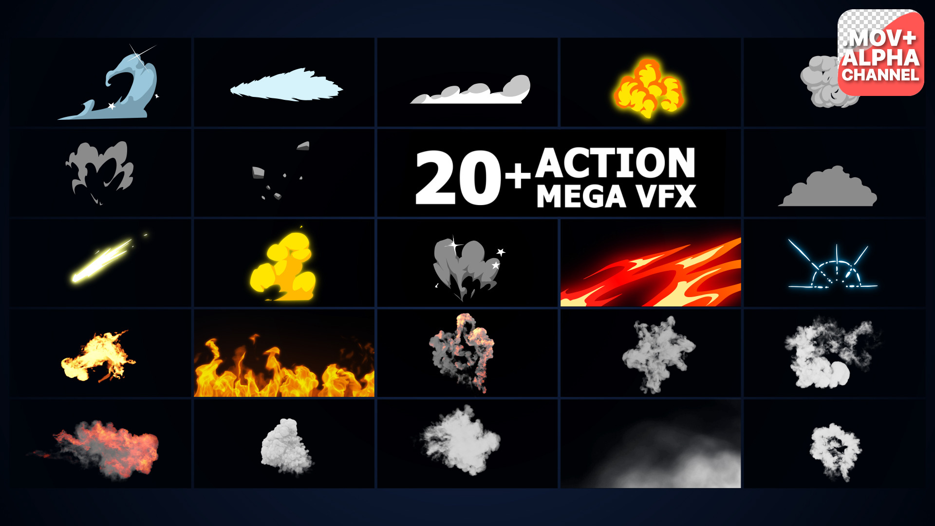 Action Mega VFX Pack Motion Graphics