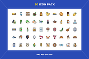 Food and drinks allergy icons, an Outline Icon by Wencory (Thumbnail 1 of 2)
