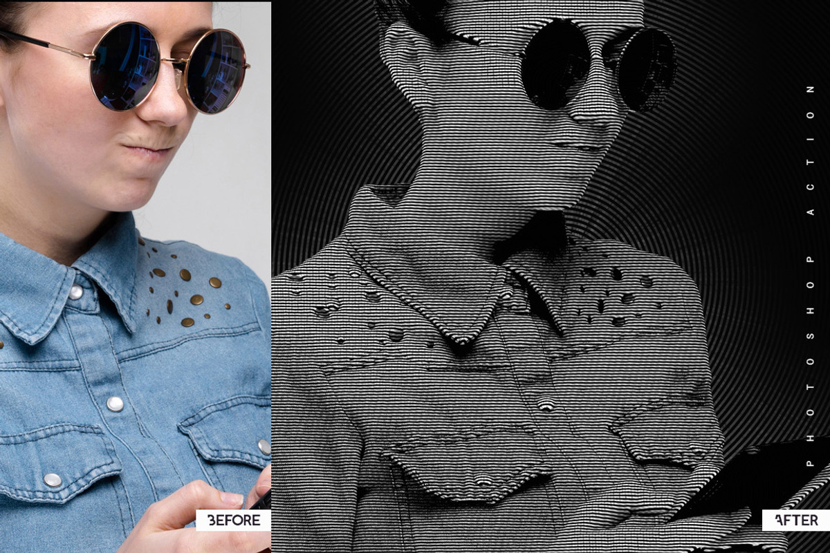 Displace Halftone (PS) Action preview 8