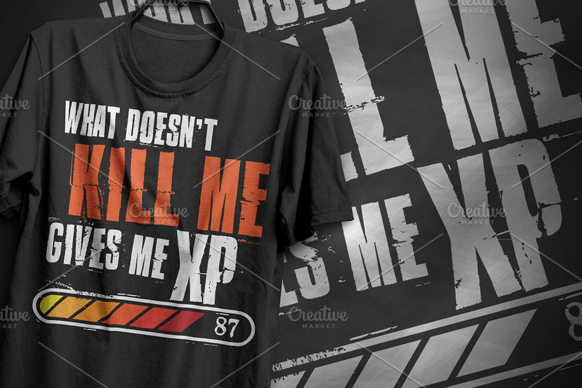 What doesn’t kill me. T-Shirt Design, an Illustration by artnook (Photo 1 of 6)