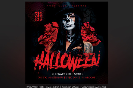 Halloween Flyer, a Flyer Template by Artolus