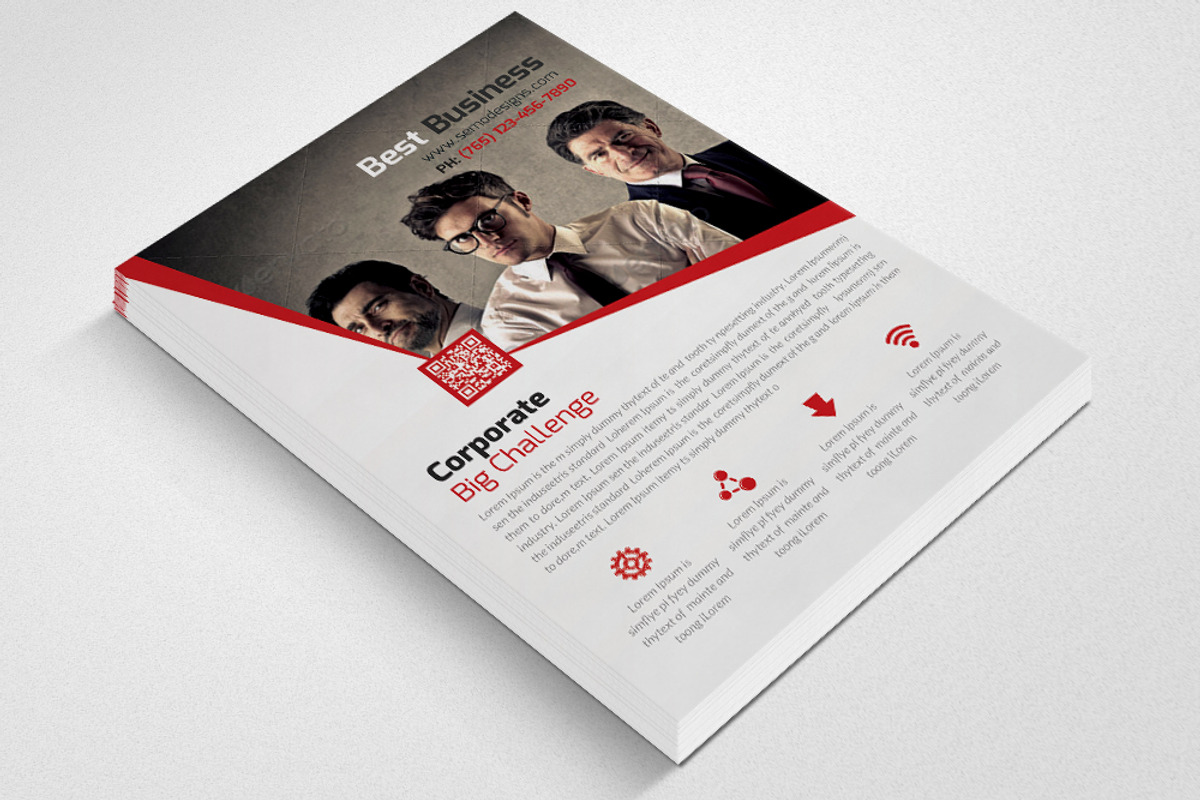 Creative Business Flyer Template, a Flyer Template by Psd Templates (Photo 2 of 3)