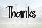 Football Match | Script Font, a Script Font by Scratchones (Thumbnail 8 of 8)