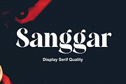 Sanggar, a Serif Font by Gatype (Thumbnail 1 of 9)
