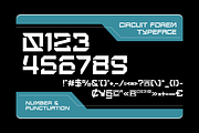 Circuit Forem | Futuristic Techno, a Sans Serif Font by Masyafi Studio (Thumbnail 4 of 8)